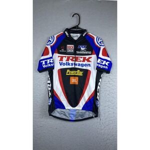 Trek Volkswagen Cycling Jersey Mens Large Multicolor Full Zip Bike Shirt